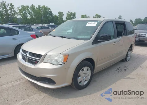 2012 Dodge Grand Caravan Se/Avp из США, поврежденный, VIN 2C4RDGBG2CR324530